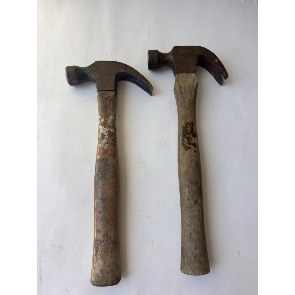 Vintage 16 Oz Claw Hammer Drop Forged Lot Of 2